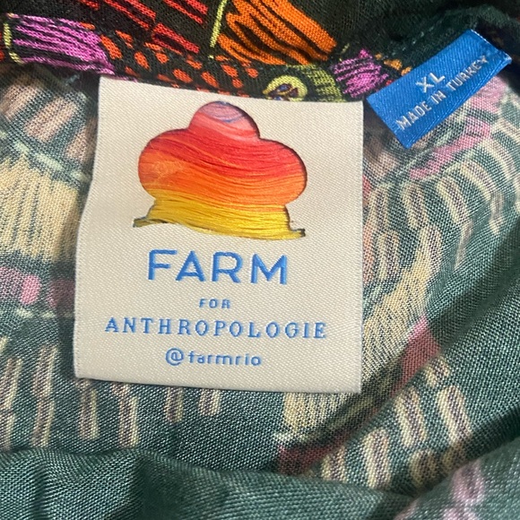 Anthropologie Farm Rio Mixed-Print Maxi Skirt XL - Picture 4 of 4